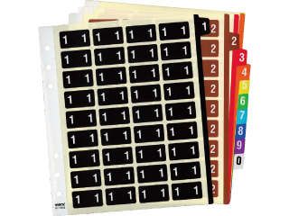 カラーナンバーラベル3